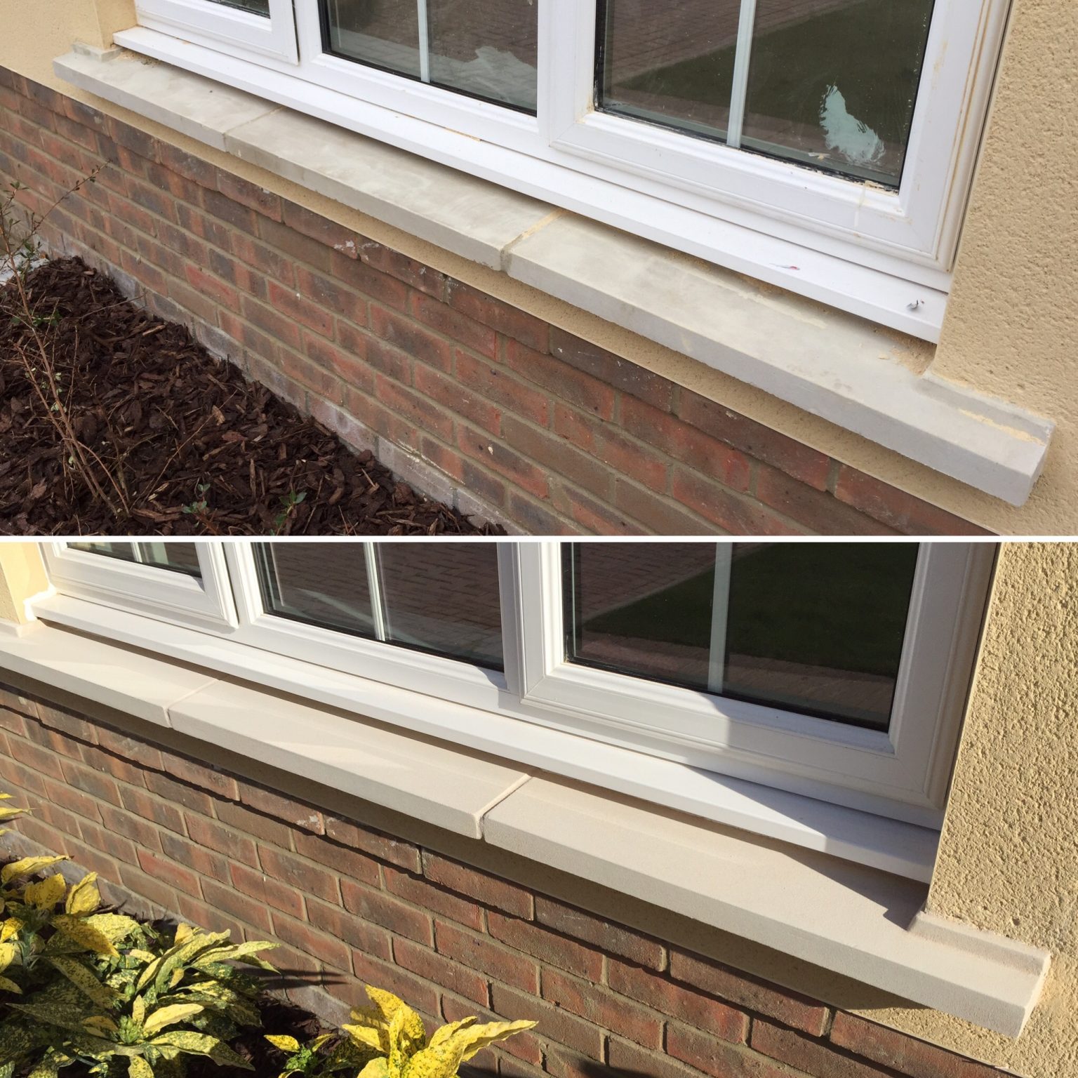 Messy Stone Window Cills