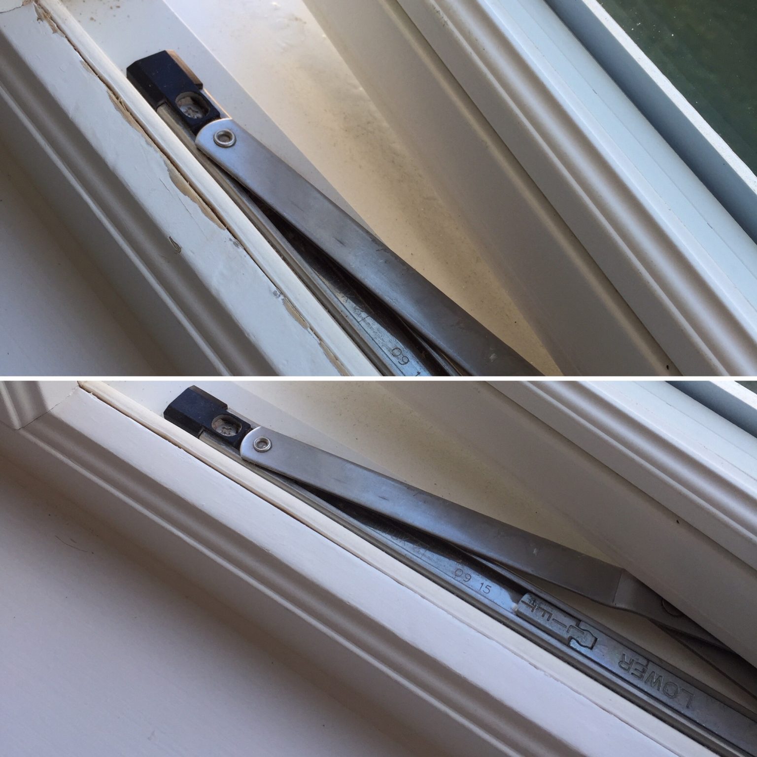 Damaged Window Frame