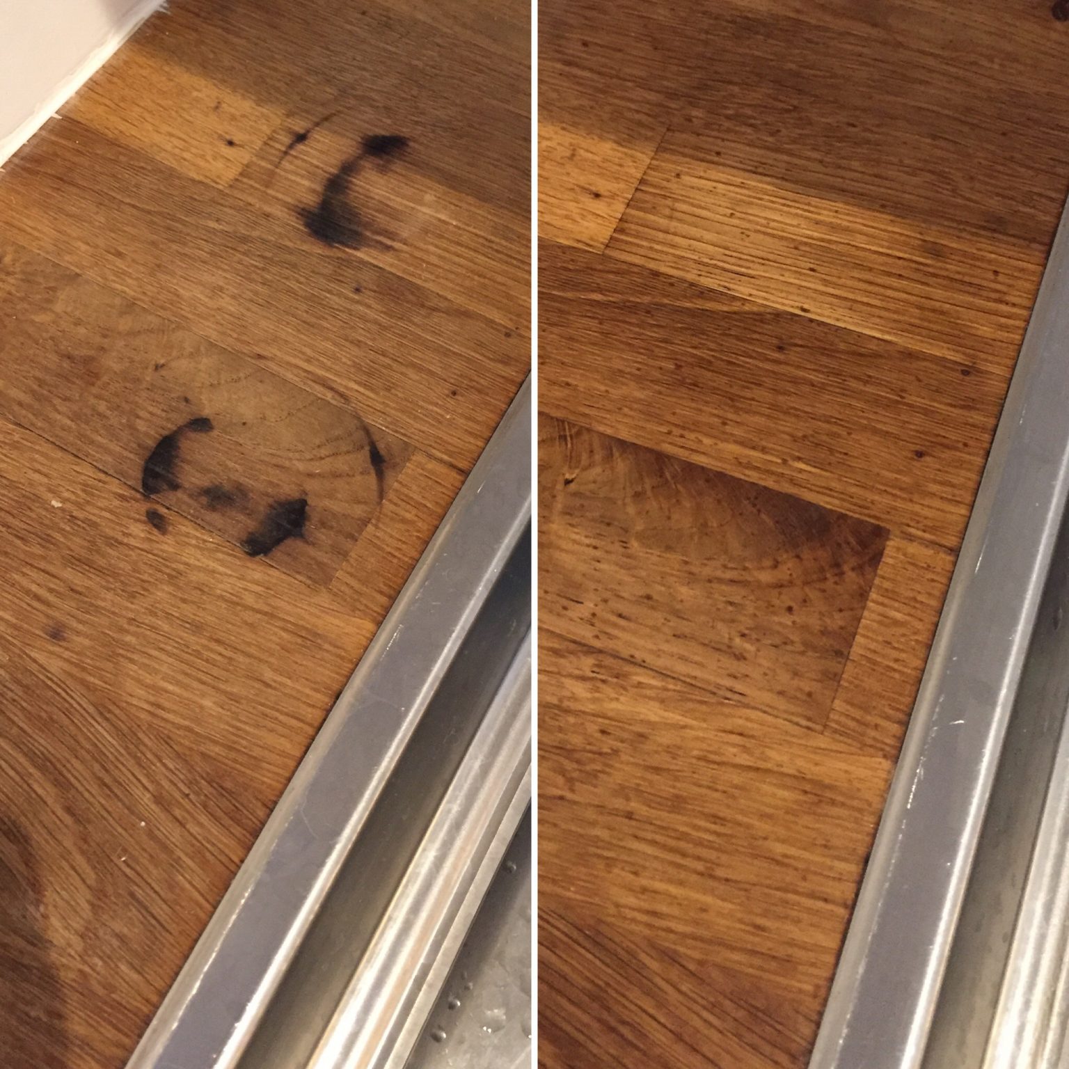 Burnt worktop